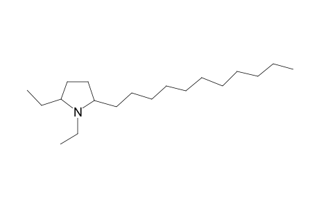 1,2-Diethyl-5-undecylpyrrolidine