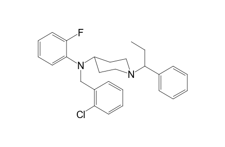 N-2-Chlorobenzyl-N-2-fluorophenyl-1-(1-phenylpropyl)piperidin-4-amine