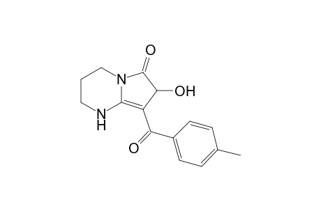 7-HYDROXY-8-(4-METHYLBENZOYL)-6-OXO-1,2,3,4,6,7-HEXAHYDROPYRROLO-[1,2-A]-PYRIMIDINE