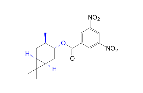 4-Caranol, 3,5-dinitrobenzoate