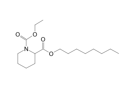 Pipecolic acid, N-ethoxycarbonyl-, octyl ester