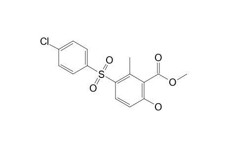 Methyl 3-(4-chlorophenylsulfonyl)-6-hydroxy-2-methylbenzoate