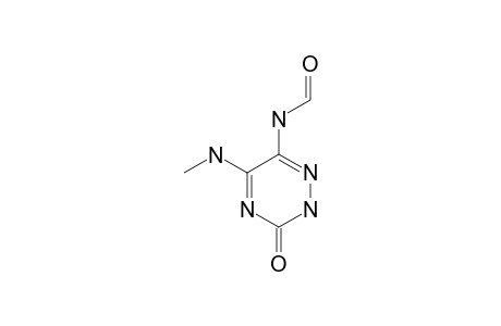 6-FORMAMIDO-5-METHYLAMINO-AS-TRIAZIN-3(2H)-ONE;ROTAMER-#1