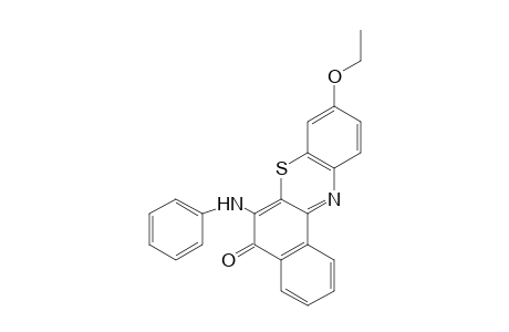 6-Anilino-9-ethoxy-5H-benzo[A]phenothiazin-5-one