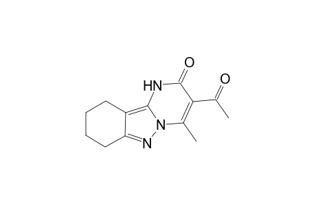 3-acetyl-4-methyl-7,8,9,10-tetrahydropyrimido[1,2-b]indazol-2(1H)-one