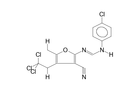 (E)-N2-5-METHYL-4-(2,2,2-TRICHLOROETHYL)-3-CYANOFUR-2-YL-N1-(PARA-CHLOROPHENYL)FORMAMIDINE (ISOMER 1)