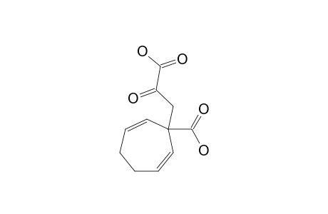 2,6-Cycloheptadiene-1-propanoic acid, 1-carboxy-.alpha.-oxo-