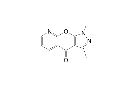 1,3-Dimethylpyrazolo[4',3':5,6]pyrano[2,3-b]pyridin-4(1H)-one