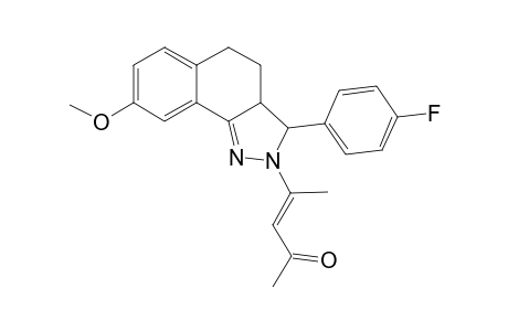 4-[3-(4-Fluoro-phenyl)-8-methoxy-3,3a,4,5-tetrahydro-benzo[g]indazol-2-yl]-pent-3-en-2-one