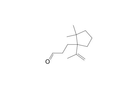 Cyclopentanepropanal, 2,2-dimethyl-1-(1-methylethenyl)-