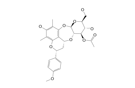 ABACOPTERIN_B;(2-S,4-S)-6,8-DIMETHYL-7-HYDROXY-4'-METHOXY-4,2''-OXIDOFLAVAN-5-O-BETA-D-O-ACETYL-GLUCOPYRANOSIDE