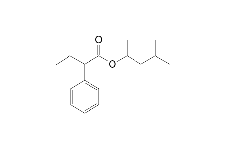 Butyric acid, 2-phenyl-, 4-methyl-2-pentyl ester