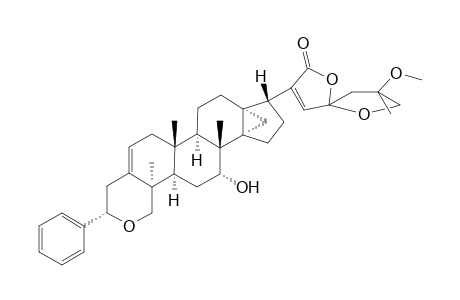 13,30-Cyclo-29-nor-Dammarano[4,3-c]pyran-Derivative