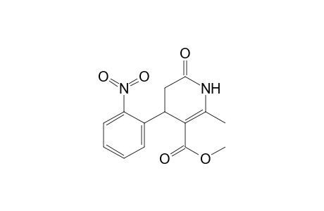 2-keto-6-methyl-4-(2-nitrophenyl)-3,4-dihydro-1H-pyridine-5-carboxylic acid methyl ester