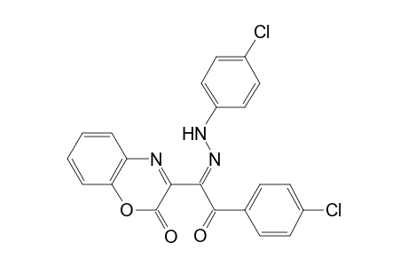 (2E)-1-(4-chlorophenyl)-2-(2-oxo-2H-1,4-benzoxazin-3-yl)-1,2-ethanedione 2-[(4-chlorophenyl)hydrazone]