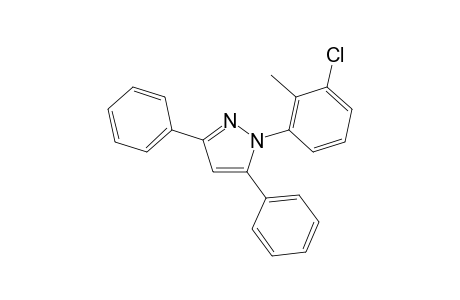 1-(3-Chloro-2-tolyl)-3,5-diphenyl-1H-pyrazole