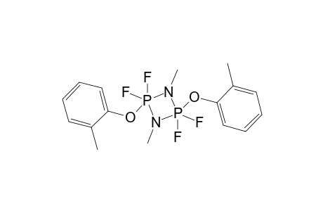 1,3,2,4-Diazadiphosphetidine, 2,2,4,4-tetrafluoro-2,2,4,4-tetrahydro-1,3-dimethyl-2,4-bis(2-methylphenoxy)-