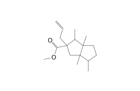 2-Pentalenecarboxylic acid, octahydro-1,3a,4,6a-tetramethyl-2-(2-propenyl)-, methyl ester, (1.alpha.,2.alpha.,3a.alpha.,4.alpha.,6a.a lpha.)-(.+-.)-