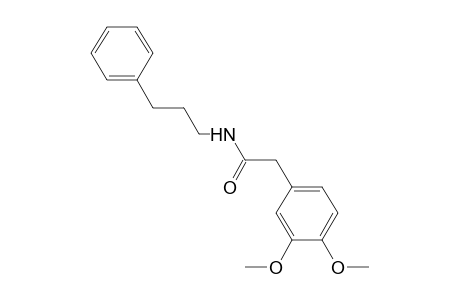 2-(3,4-dimethoxyphenyl)-N-(3-phenylpropyl)acetamide