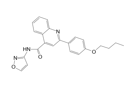 2-(4-butoxyphenyl)-N-(3-isoxazolyl)-4-quinolinecarboxamide