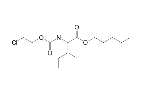 L-Isoleucine, N-(2-chloroethoxycarbonyl)-, pentyl ester