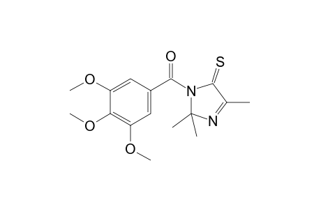 1-(3,4,5-trimethoxybenzoyl)-2,2,4-trimethyl-3-imidazoline-5-thione