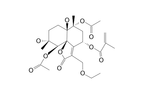 VERNOJALCABNOLIDE,13-O-ETHYL,8-METHACRYLATE-A