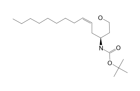 3-[(Tert-butoxycarbonyl)amino]-5-tetradecen-1-ol