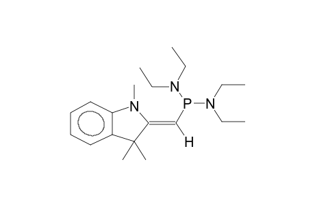 1,3,3-TRIMETHYLINDOLIN-2-YLIDENEMETHYLPHOSPHONOUS ACID,TETRAETHYLDIAMIDE (ISOMER MIXTURE)