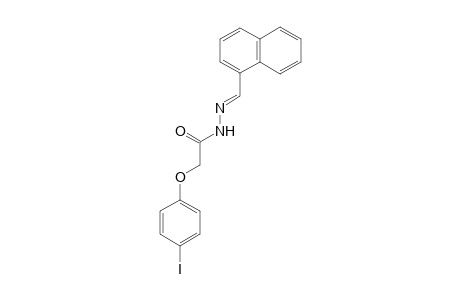 2-(4-iodanylphenoxy)-N-[(E)-naphthalen-1-ylmethylideneamino]ethanamide