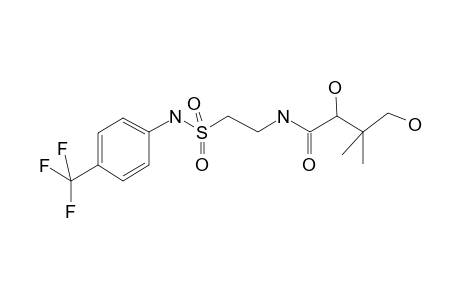 D-2,4-Dihydroxy-3,3-dimethyl-N-[2-[[.alpha.,.alpha.,.alpha.-trifluoro-p-tolyl]sulfamoyl]ethyl]butyramide