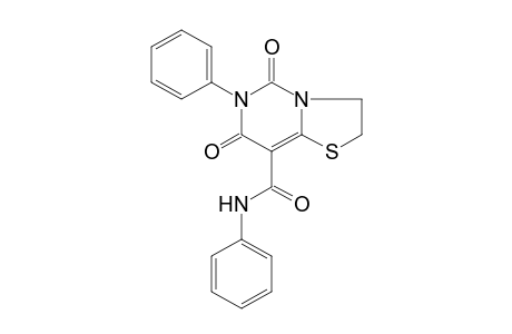 5,7-dioxo-6-phenyl-2,3,6,7-tetrahydro-5H-thiazolo[3,2-c]pyrimidine-8-carboxanilide