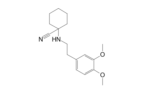 1-[(3,4-dimethoxyphenethyl)amino]cyclohexanecarbonitrile