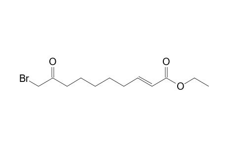 Ethyl (E)-10-bromo-9-oxo-dec-2-enoate