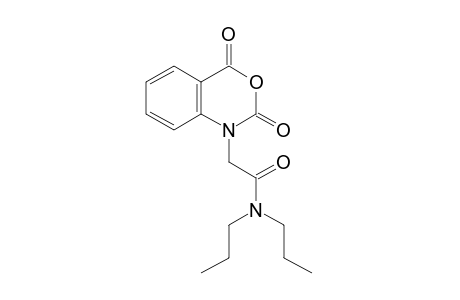 1,4-dihydro-2,4-dioxo-N,N-dipropyl-2H-3,1-benzoxazine-1-acetamide
