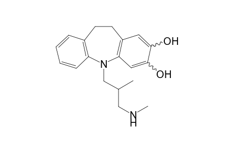 Trimipramine-M (nor-di-HO-) MS2