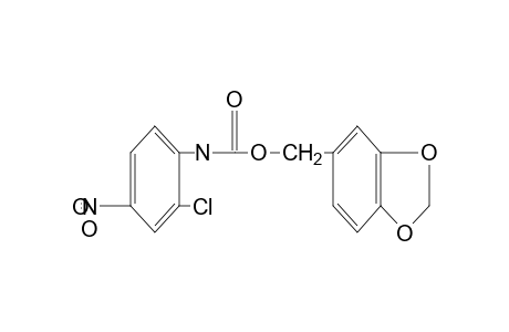 2-chloro-4-nitrocarbanilic acid, piperonyl ester