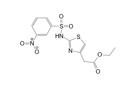 ethyl (2-{[(3-nitrophenyl)sulfonyl]amino}-1,3-thiazol-4-yl)acetate