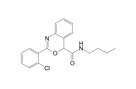 N-(n-Butyl)-2-(2-chlorophenyl)-4H-3,1-benzoxazine-4-carboxamide