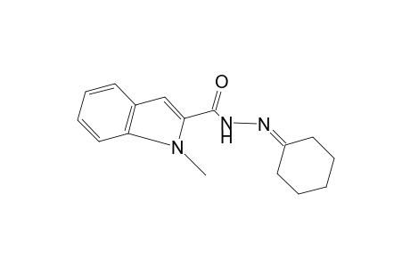 1-methylindole-2-carboxylic acid, cyclohexylidenehydrazide