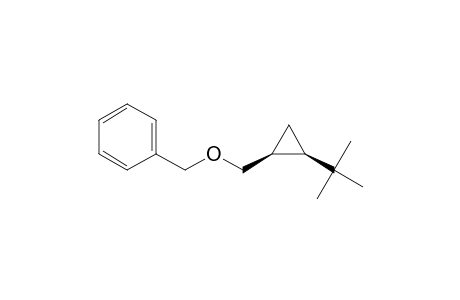 cis-1-Tert-butyl-2-[(phenylmethoxy)methyl]cyclopropane