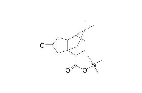 8,8-Dimethyl-2-oxooctahydro-3A,7-ethanoindene-4-carboxylic acid, tms derivative