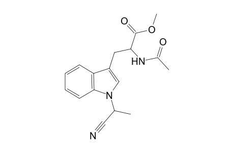 3-{2'-[(Methoxycarbonyl)-2'-(acetylamino)ethyl]-N-[1'-cyanoethyl]-pyrrol