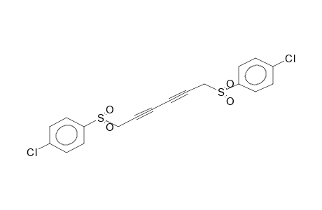 1,6-bis[(p-chlorophenyl)sulfonyl]-2,4-hexadiyne