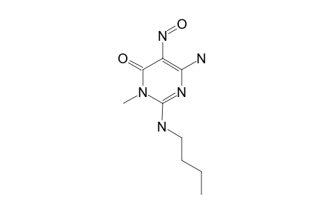 6-AMINO-2-(BUTYLAMINO)-3-METHYL-5-NITROSOPYRIMIDIN-4(3H)-ONE