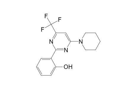 2-(2-Hydroxyphenyl)-4-piperidino-6-trifluoromethylpyrimidine