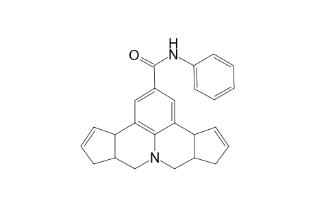 Benzo[i,j]dicyclopentano[b,g]quinolizine-2-carboxamide, 3b,6,6a,7,9,9a,10,12a-octahydro-N-phenyl-