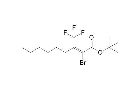 Tert-butyl 2-bromo-3-(trifluoromethyl)non-2-enoate