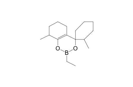 Spiro[1,3,2-benzodioxaborin-4,1'-cyclohexan], 2-ethyl-5,6,7,8-tetrahydro-1',8-dimethyl-