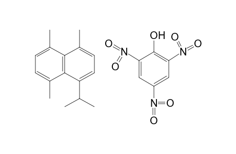 1-isopropyl-4,5,8-trimethylnaphthalene, picrate